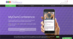 Desktop Screenshot of myownconference.com
